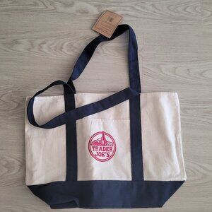 *NEW* Trader Joe's Canvas Tote Bag (Large, Blue)
